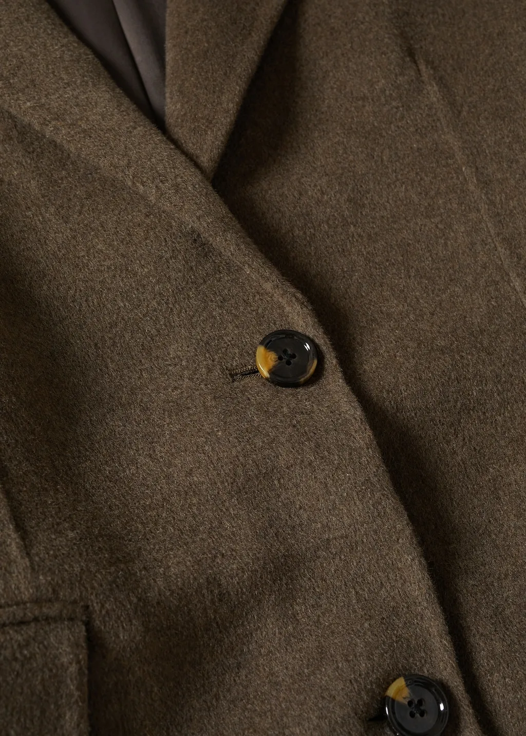 Cappotto lana avvitato handmade