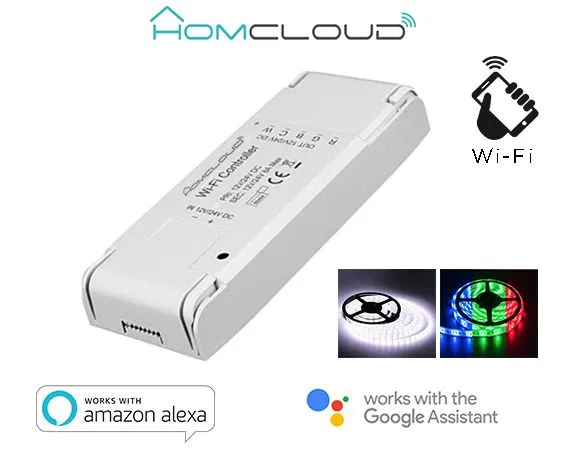 Controller Strisce LED Smart WiFi RGBW Homcloud AS-SL1