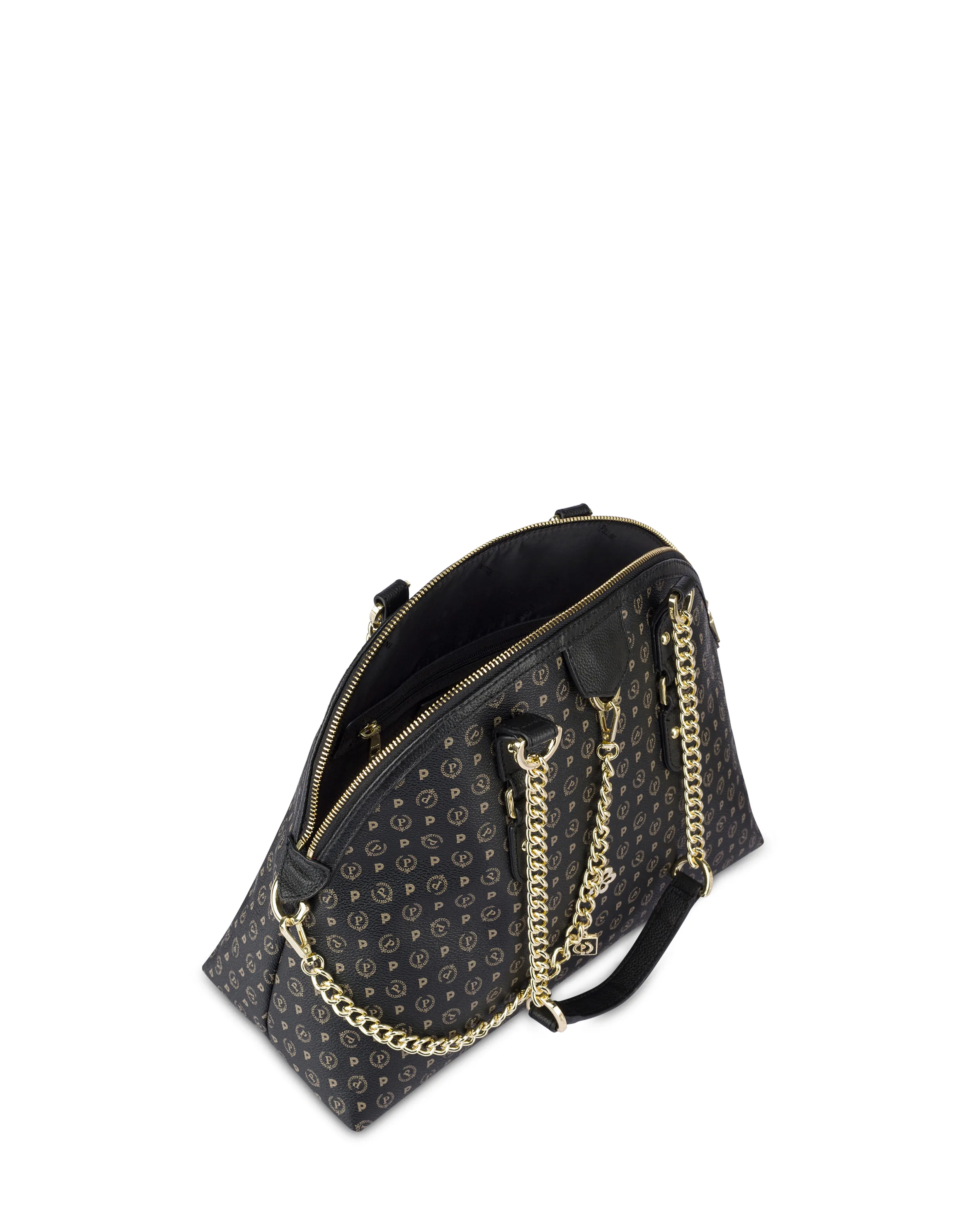     Linea Heritage Borsa A Spalla Heritage Logo Classic Nero/nero