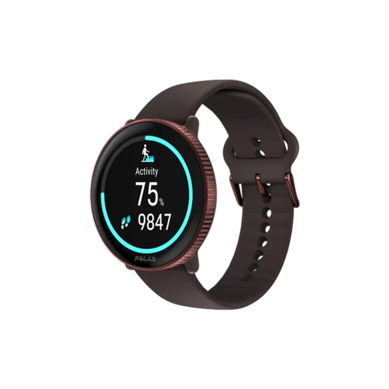 POLAR IGNITE 3 OROLOGIO GPS FITNESS WATCH CARDIO RUNNING PALESTRA - TAGLIA S/L - BROWN COPPER